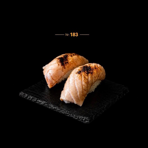 Sashimi Flamed Nagiri Tuna, 2 Stück
