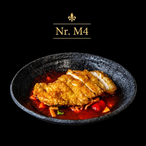 M4 - Mittagstisch - Gebackenes Hühnerfleisch