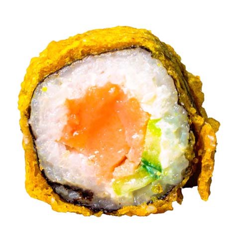 111: Crunchy Lachs Roll, 8 Stück