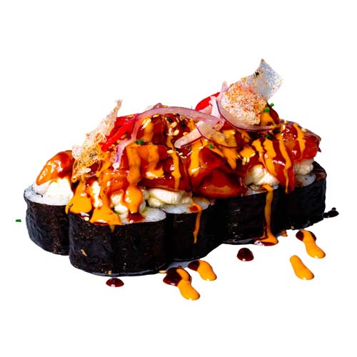 121: Dragon Lachs Roll, 8 Stück