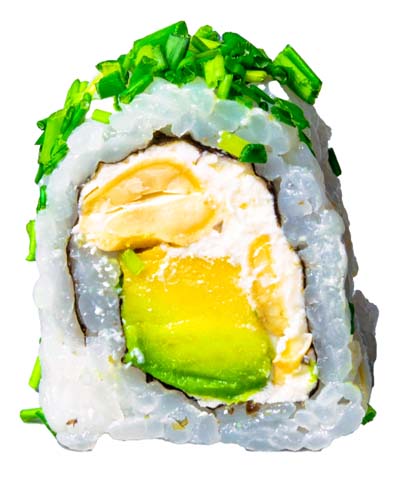 92: Inside Out Avocado, Frischkäse, Cashew (vegetarisch, vegan), 8 Stück
