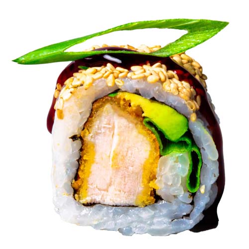 66: Inside Out Chicken, Avocado, Lauchzwiebeln, 8 Stück