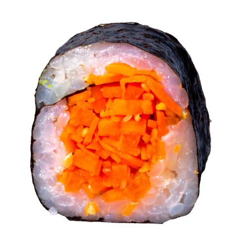 30: Maki Karotte, Sesam (vegetarisch, vegan), 8 Stück