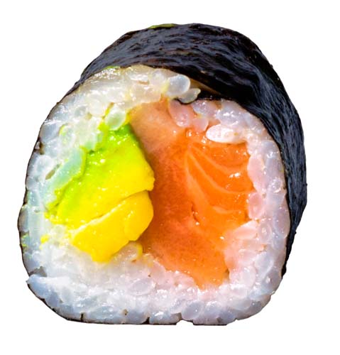 22: Maki Lachs, Avocado, 8 Stück