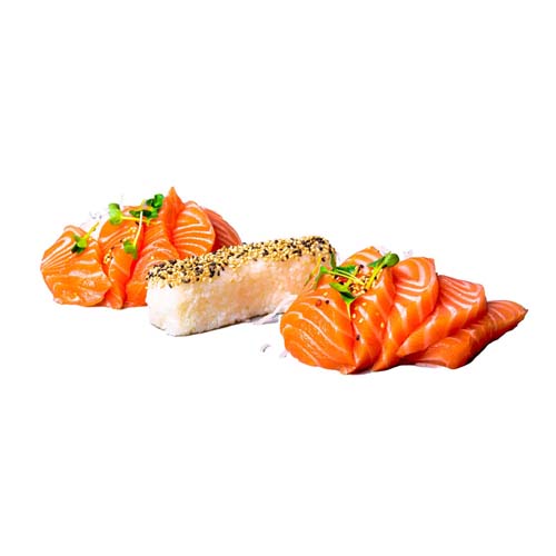 130: Sashimi Lachs, 10 Stück