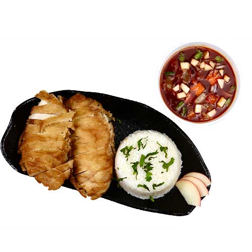 Hähnchen im Wok (süß-sauer)