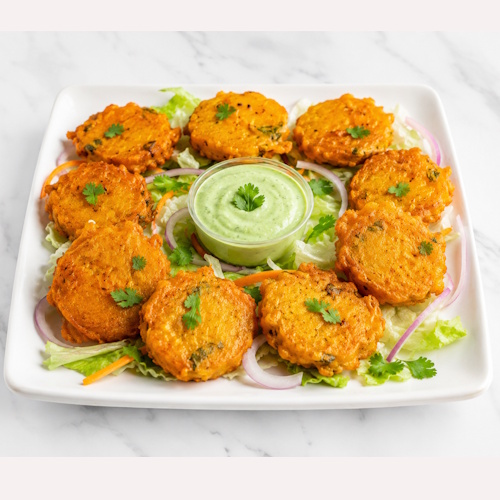 Kartoffel Pakora (gebacken)