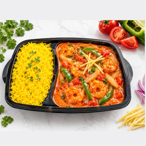 Scampi Masala (mittelscharf)