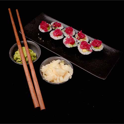 Avocado Ceviche Salsa Maki